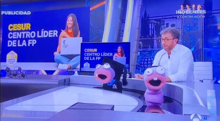 Aparición de Cesur en el programa de TV nacional El Hormiguero