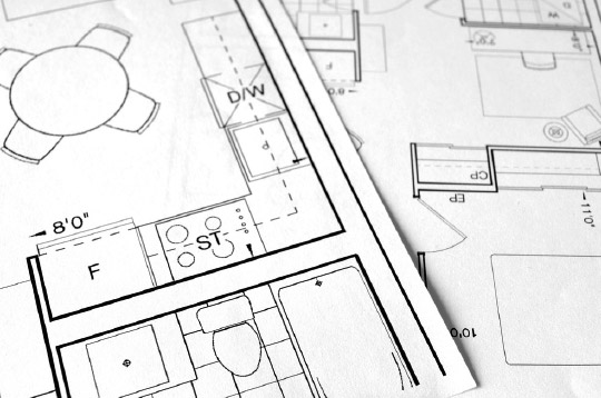 Planos técnicos de la arquitectura del proyecto de Cesur Teatinos