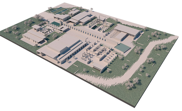 Render de los distintos niveles del proyecto